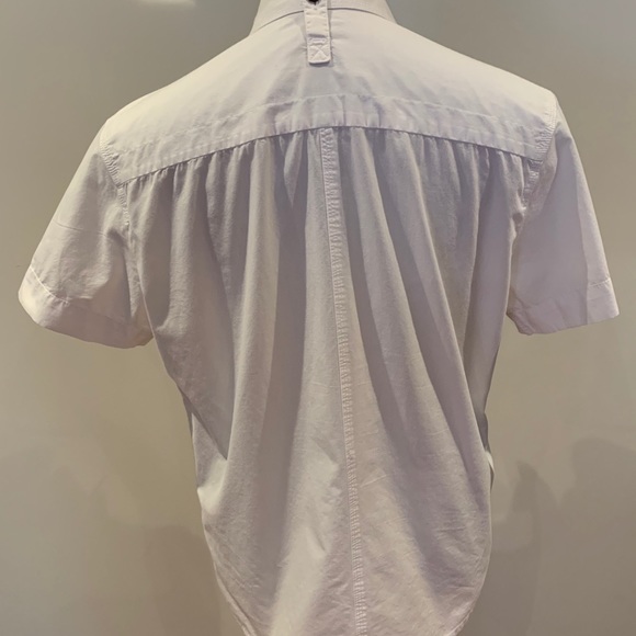 Men’s casual white shirt sleeve shirt size L - Picture 3 of 4